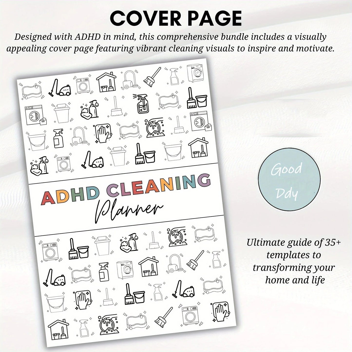 đADHD Cleaning Planner Bundle