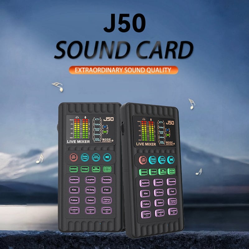 🎤Live Sound Card – Portable Voice Changer