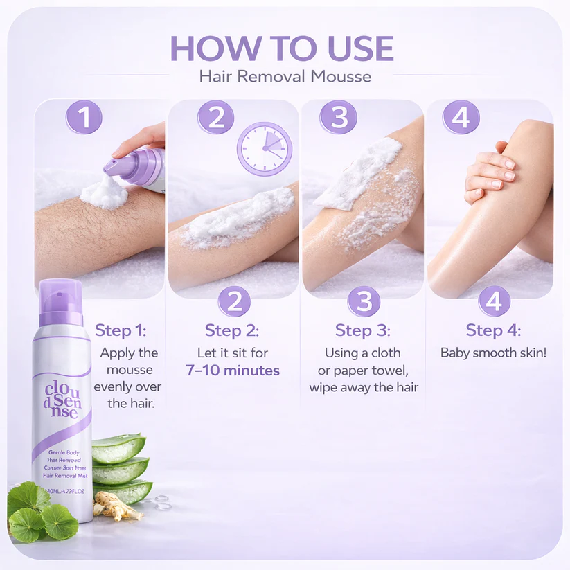 Tryviralnow Hair Removal Mousse
