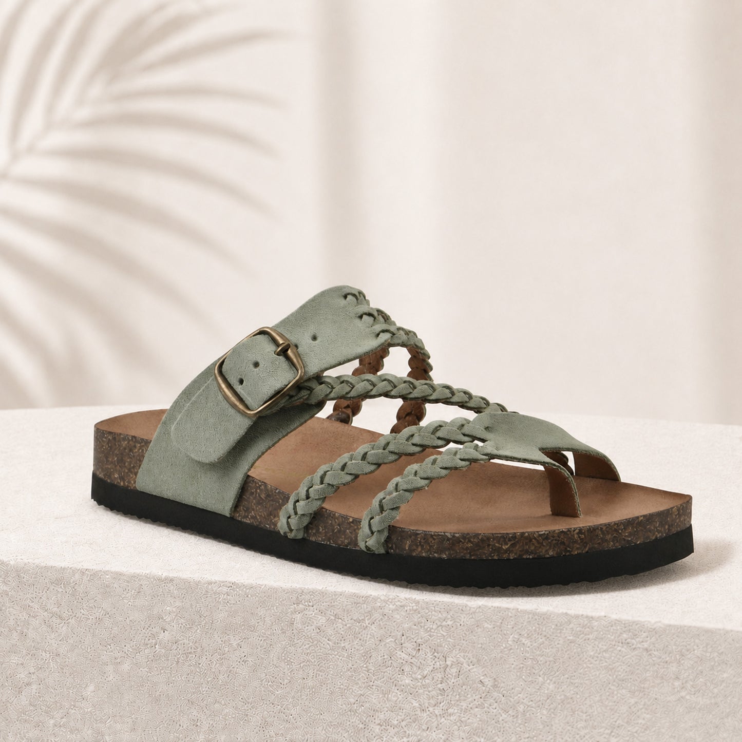 Hayleigh Braided Cork Sandals – Your Feet Called. They Want These.
