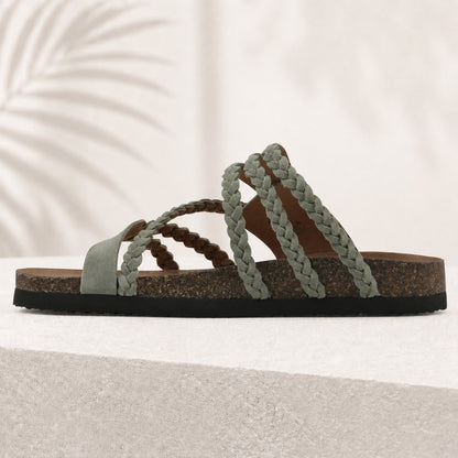 Hayleigh Braided Cork Sandals – Your Feet Called. They Want These.