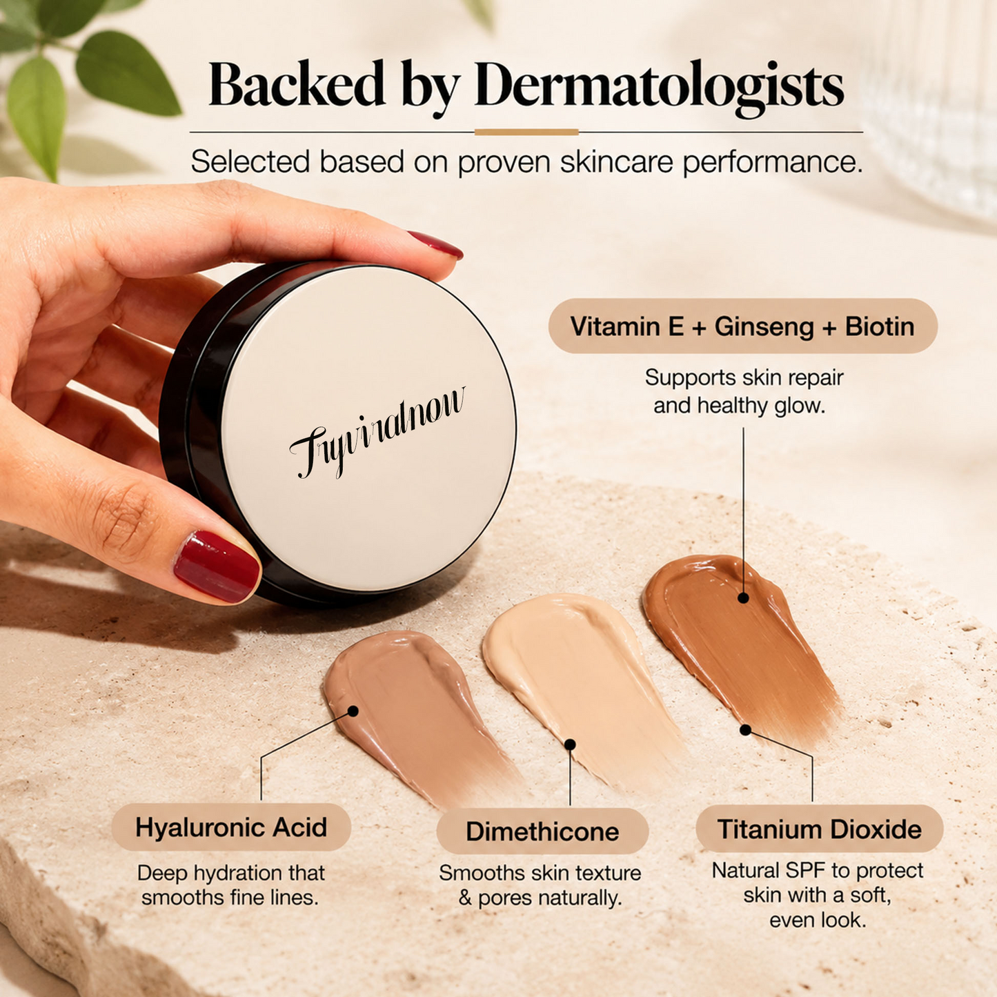 Tryviralnow Glow Foundation Cushion