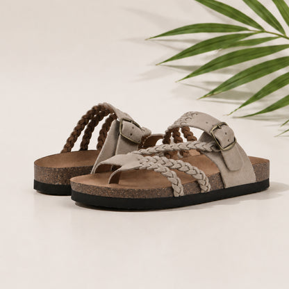 Hayleigh Braided Cork Sandals – Your Feet Called. They Want These.
