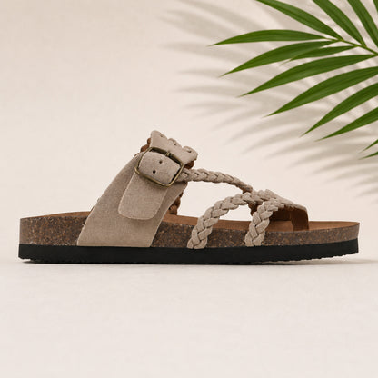 Hayleigh Braided Cork Sandals – Your Feet Called. They Want These.