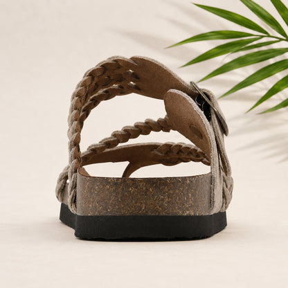Hayleigh Braided Cork Sandals – Your Feet Called. They Want These.