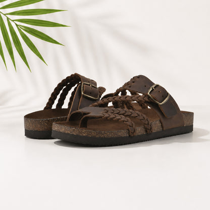 Hayleigh Braided Cork Sandals – Your Feet Called. They Want These.