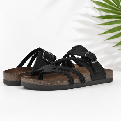 Hayleigh Braided Cork Sandals – Your Feet Called. They Want These.