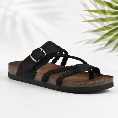 Hayleigh Braided Cork Sandals – Your Feet Called. They Want These.