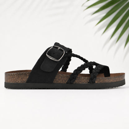 Hayleigh Braided Cork Sandals – Your Feet Called. They Want These.