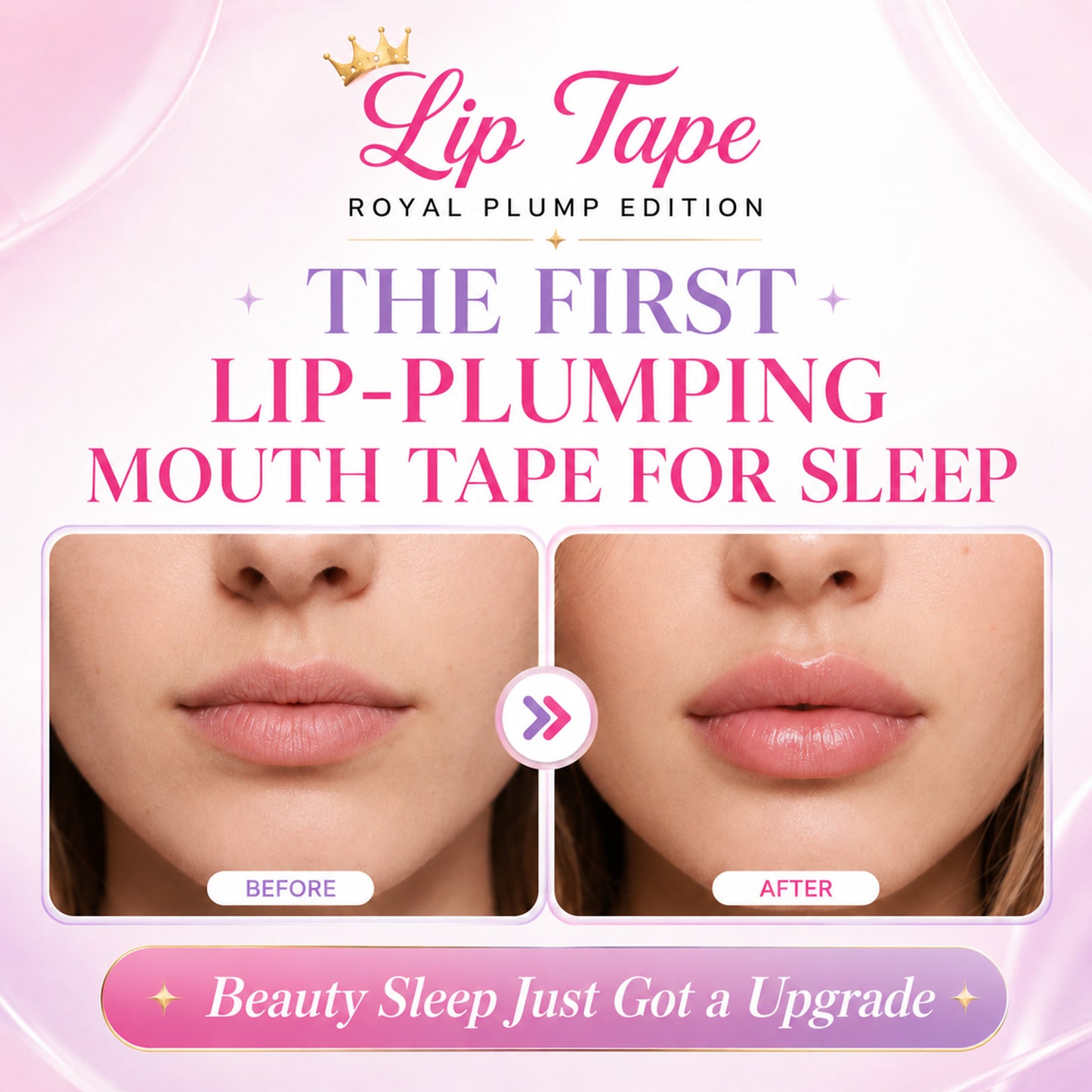 Tryviralnow lip tape  Hydrating Collagen Mouth Tape