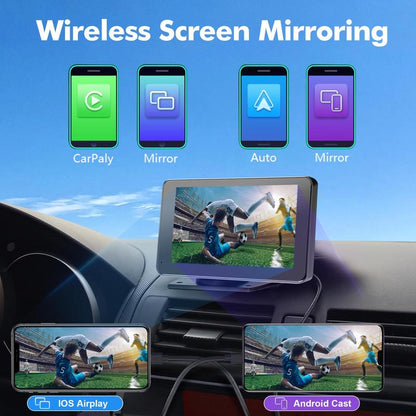 🔥Upgraded Wireless CarPlay Screen for Andriod & Iphone