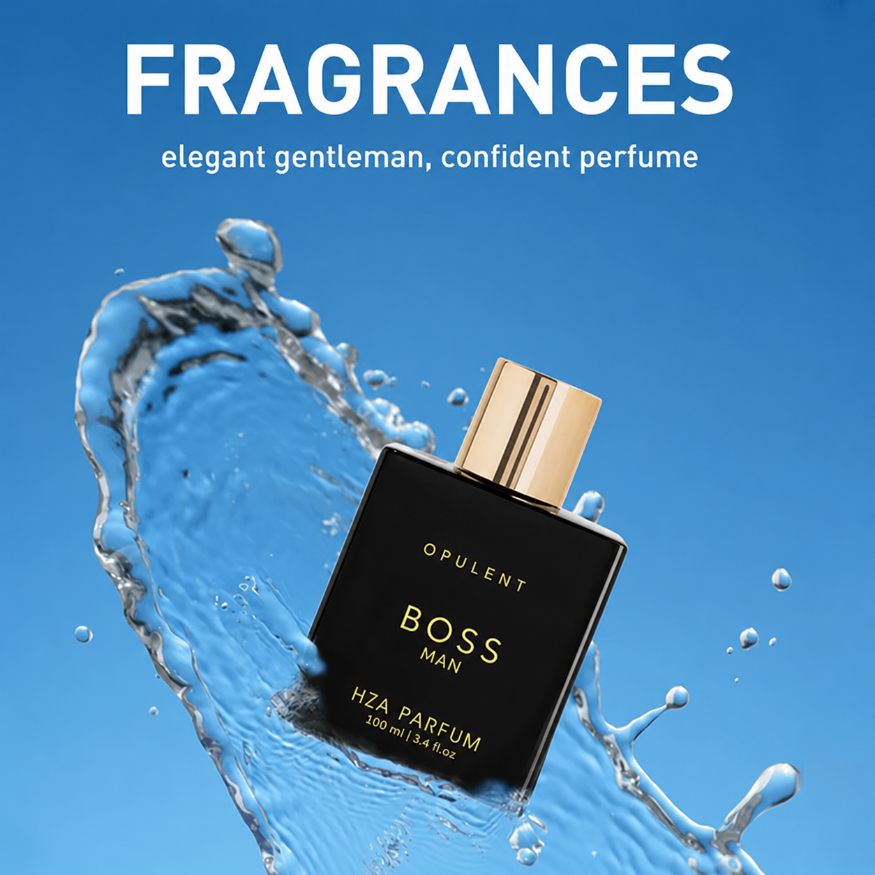 Gentlemen’s Fragrance Set with BOSS MAN Perfume & K.I.N.G. MAN Aroma.