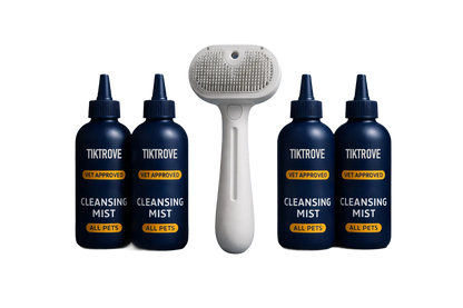 Tryviralnow FreshFur Shower Brush + Cleansing Mist