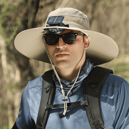 🔥2026 Summer Hot Sale🔥 New Ultralight Solar Fan Sun Hat – Lighter Than a Baseball!⚾(Only 11oz)
